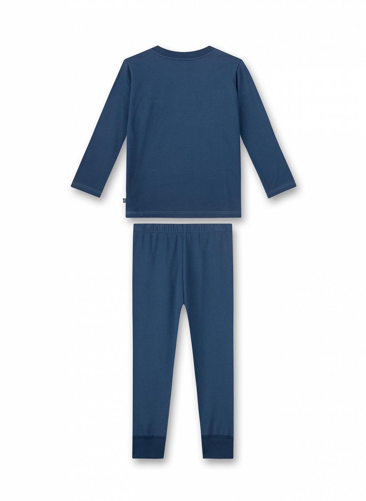 Піжама Sanetta Довга Синя для хлопчиків, фото №2