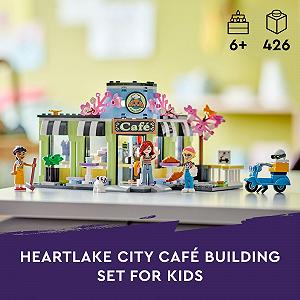 Конструктор LEGO Friends 42618 Кафе Хартлейк-Сіті з міні-фігурками та собакою synthetic.ua - Фото 1