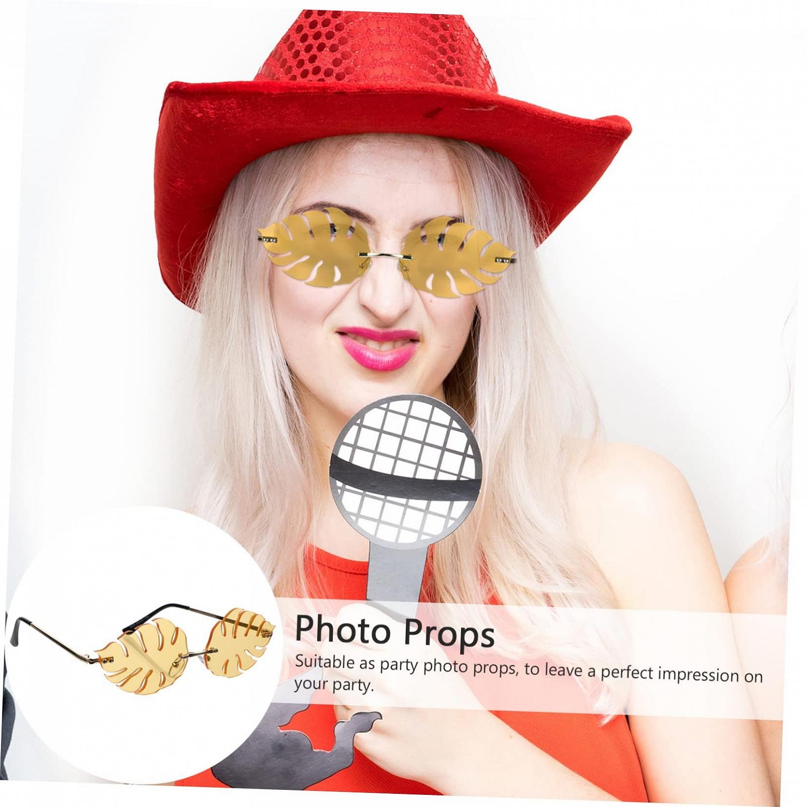 Оправа для окулярів PACKOVE 3 шт. у формі листка, жовті, фото №9