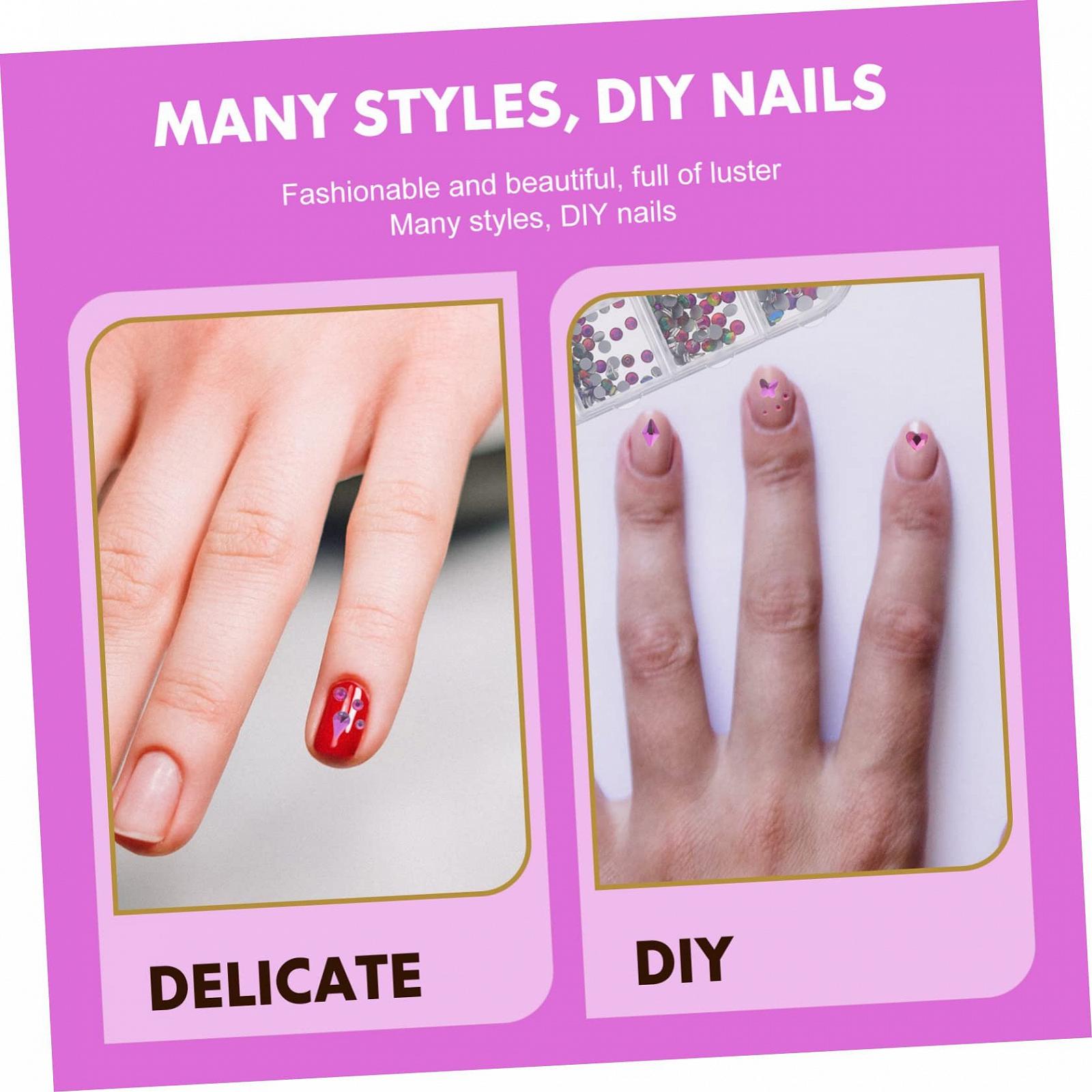 Healeved, набір для DIY, блискучі камені для декорування індивідуального манікюру, фото №4