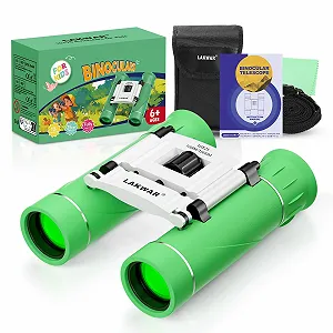 Бінокль 10x25 Компактний Міні Водонепроникний Зелений - Фото 1