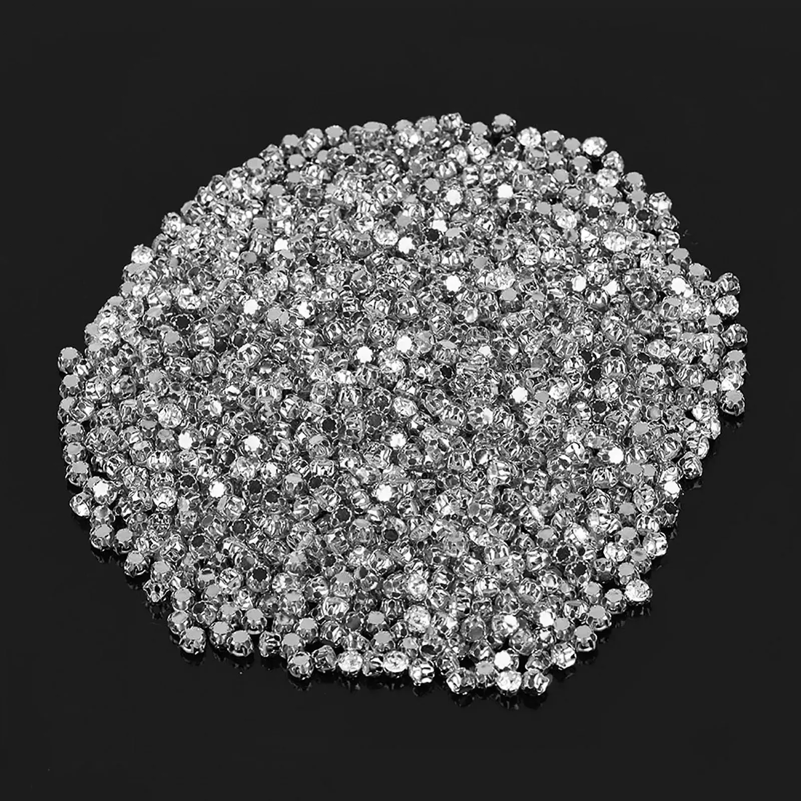 Стрази Пришивні Kristall-Strasssteine для DIY одягу, Легкі та Добре Просвердлені, білі, фото №8