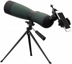Монокуляр Teleskop HD 25–75 x 70 Zoom черный + зеленый - Фото 1