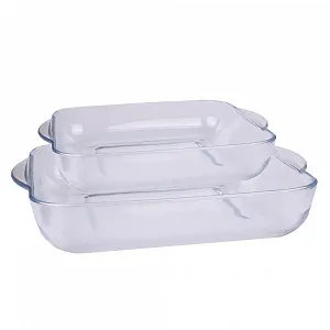 Набір форм для запікання Pasabhace квадратних 2 шт., 22 та 28 см synthetic.ua - Фото 1