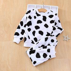 Комплект: дитяча сорочка, штани, різдвяна піжама з кишенями synthetic.ua - Фото 1