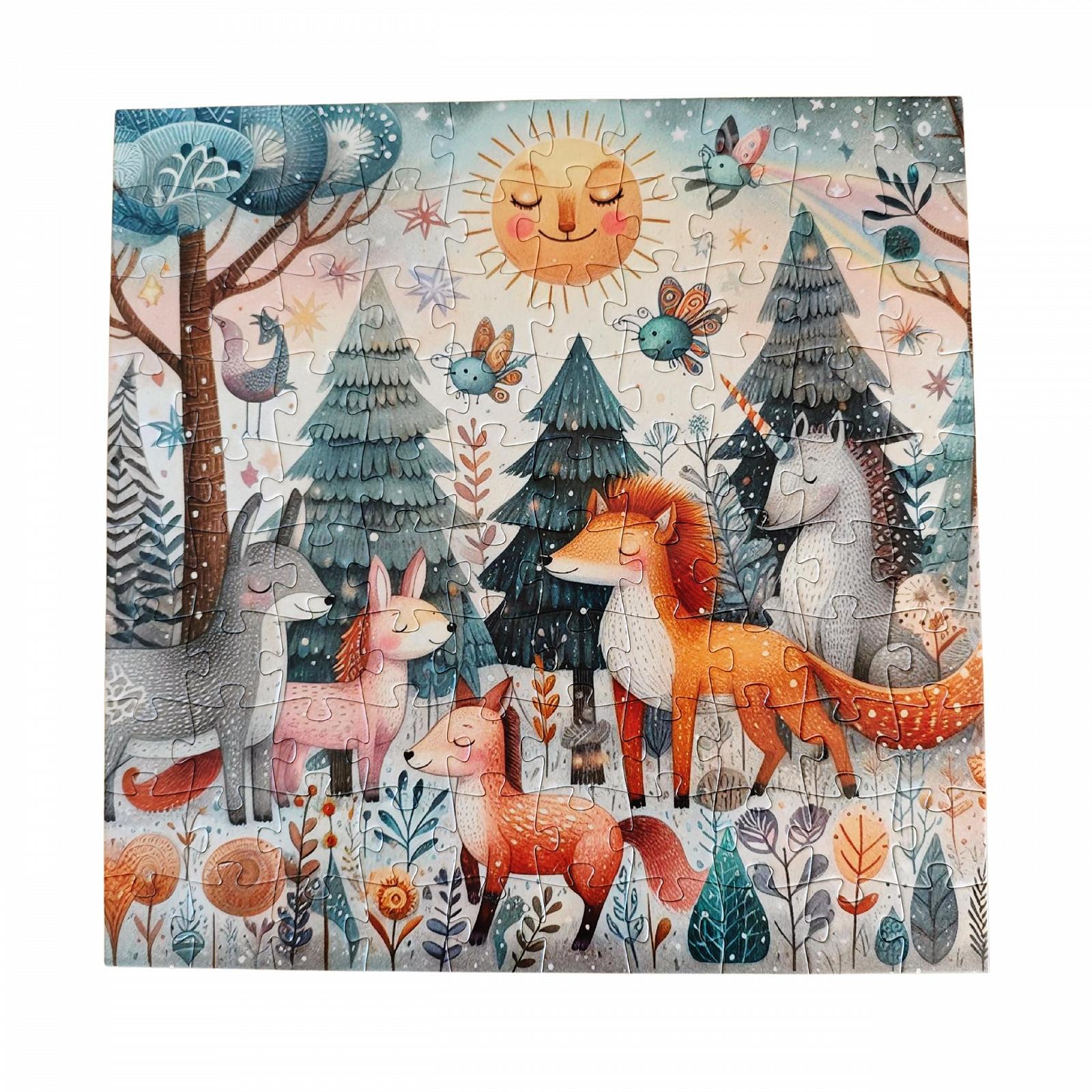 Дитячий пазл Mini Worlds 2 x 100 елементів 40 x 40 см від 6 років, фото №2