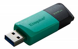 Флеш-накопитель USB3.2 256GB Kingston DataTraveler Exodia M Black/Teal (DTXM/256GB) - Фото 1