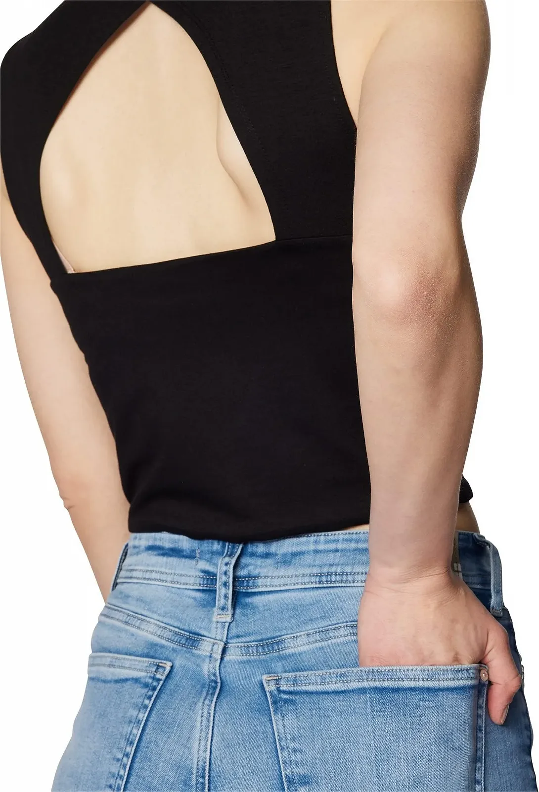 Женская футболка без рукавов MAVI SLEEVELESS TOP Black - XL, фото №2 Женская футболка без рукавов MAVI SLEEVELESS TOP Black - XL, фото №2