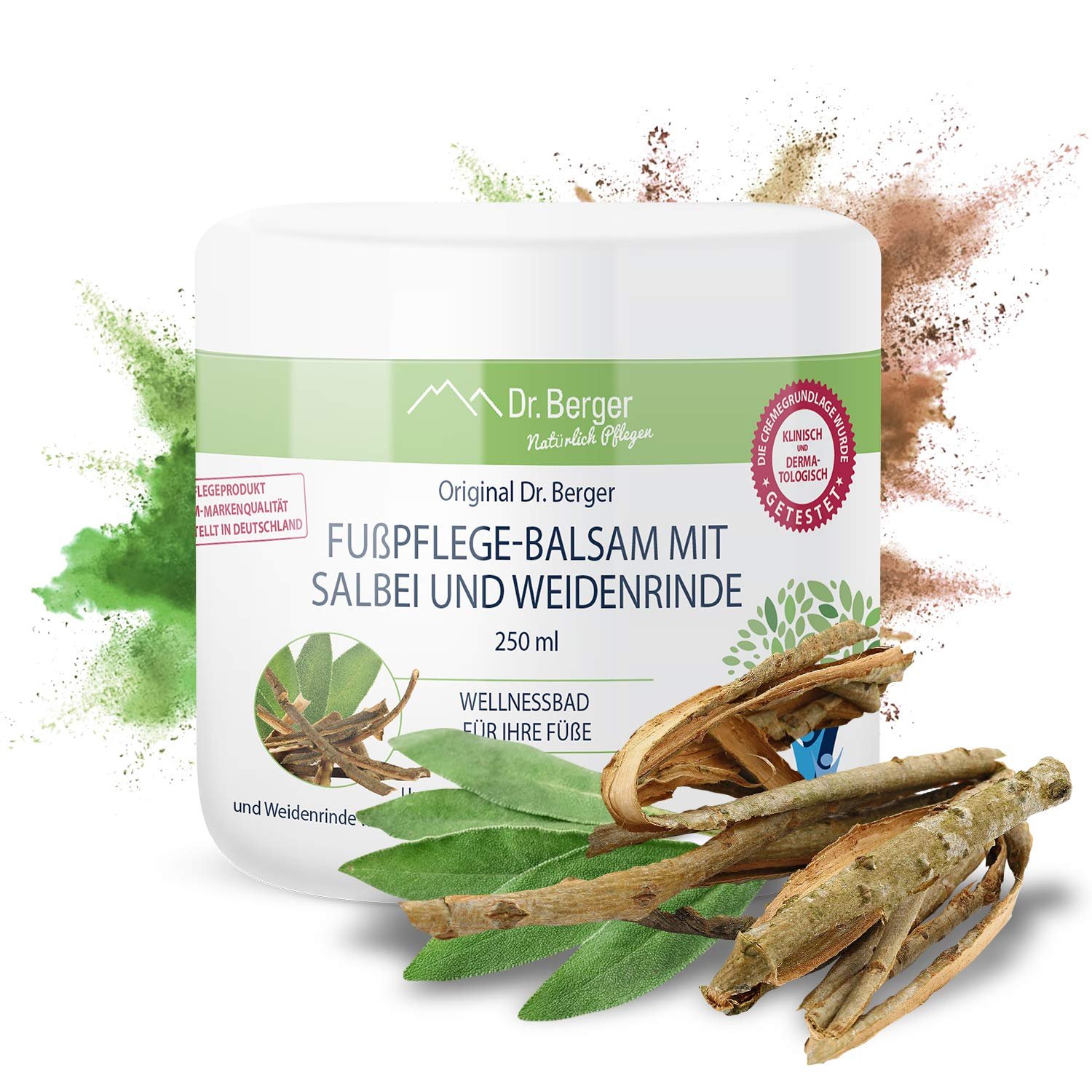 Бальзам для догляду за ногами Dr. Berger Original Sage and Willow Bark 250 мл, фото №1