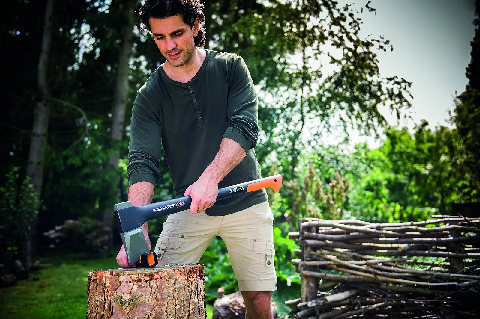 Точилка для сокир та ножів Fiskars Xsharp Чорна A, фото №13