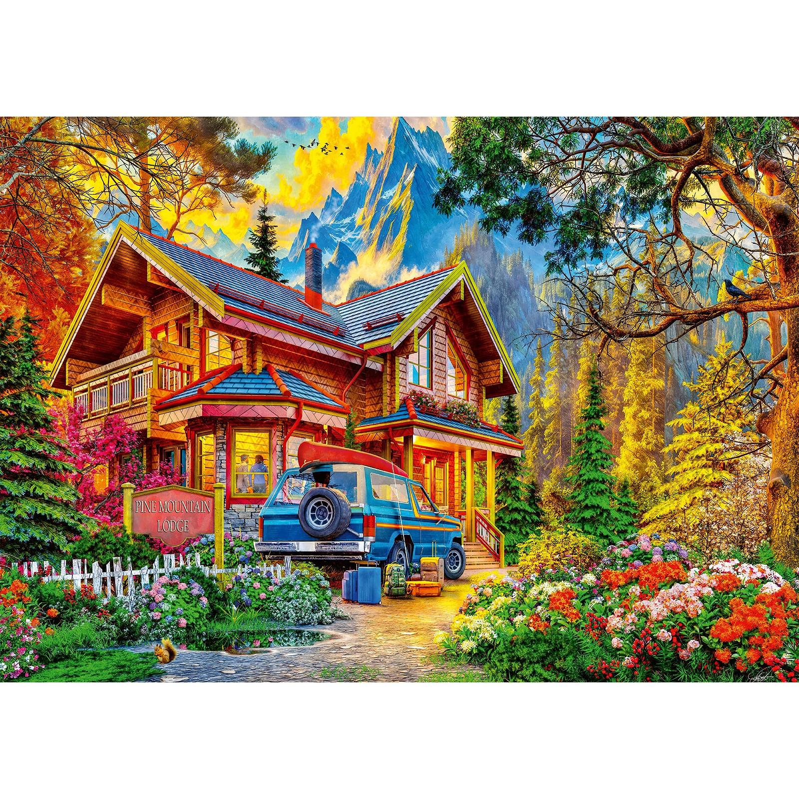 Пазл Trefl Mountain Tour 2 x 500 деталей, фото №2