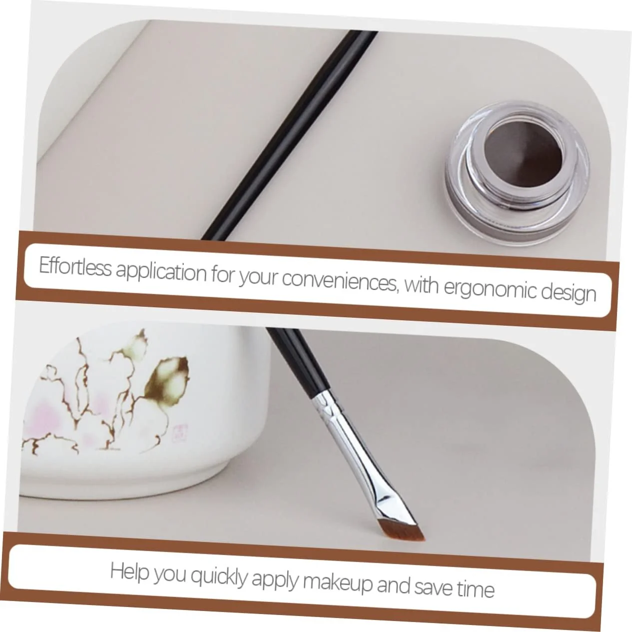 Пенсели для бровей Lurrose, плоская, угловая, фото №5 Пенсели для бровей Lurrose, плоская, угловая, фото №5