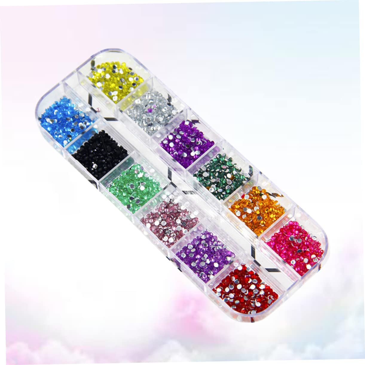 Наклейки Блестки для маникюра 3D Набор для Ногтей Петти 2000 шт. Разноцветные, фото №5