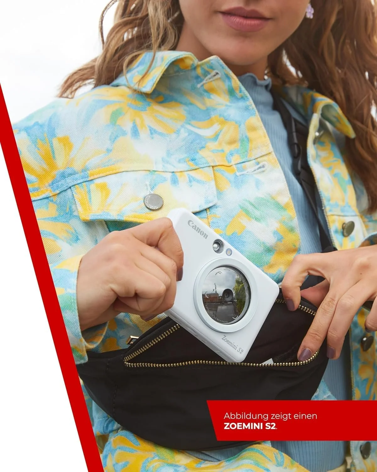 Фотокамера мгновенной печати и принтер Canon Zoemini S2 Pearl White + 10 листов Zink, фото №5