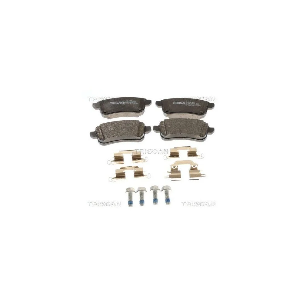 Комплект гальмівних колодок, дискове гальмо TRISCAN 8110 14085 для NISSAN, задня вісь, фото №1