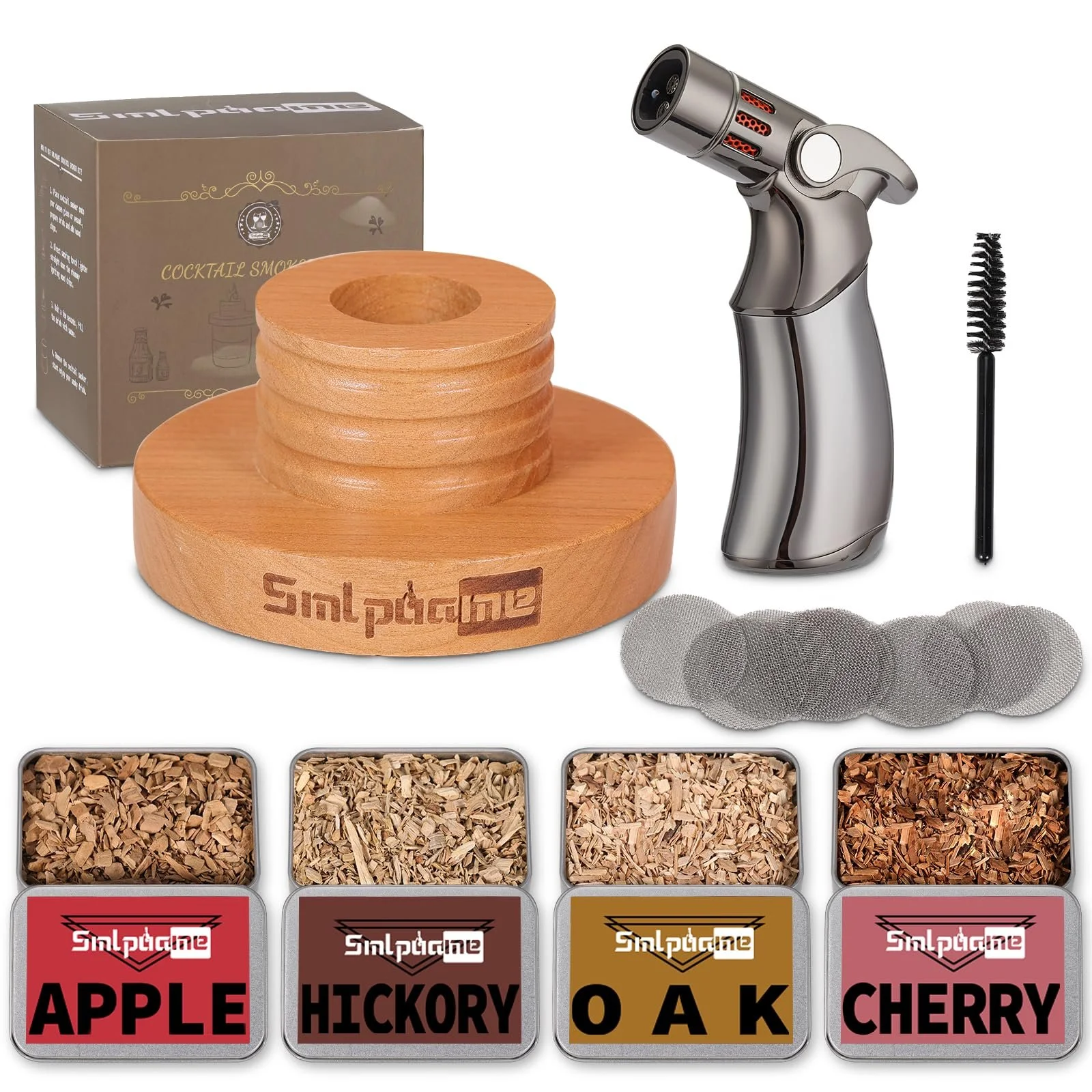 Набор для копчения коктейлей с фонариком, Old Fashioned Whiskey Drinks Smoker Set, фото №1 Набор для копчения коктейлей с фонариком, Old Fashioned Whiskey Drinks Smoker Set, фото №1