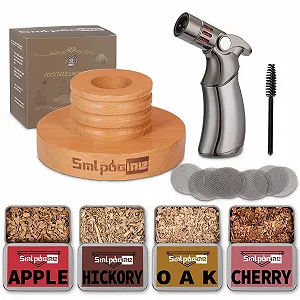 Набор для копчения коктейлей с фонариком, Old Fashioned Whiskey Drinks Smoker Set - Фото 1