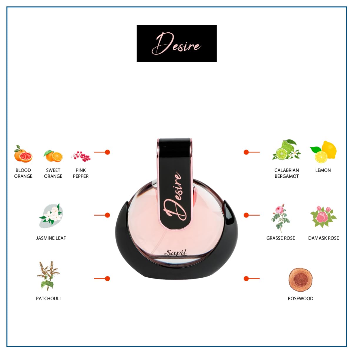 Парфумована вода Sapil Desire 80 мл, фото №4