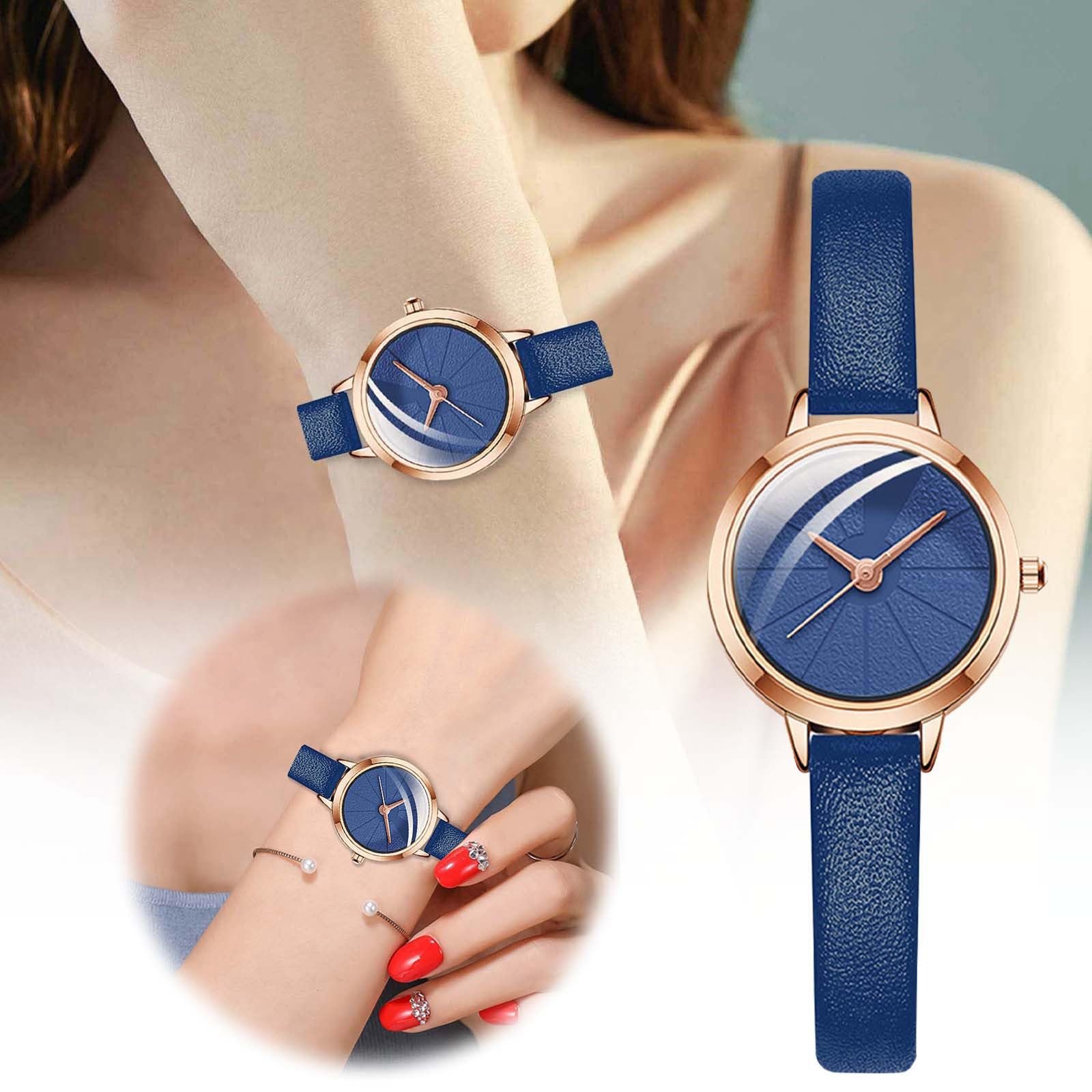 Жіночий аналоговий кварцовий годинник Generisch зі шкіряним ремінцем, фото №3 Жіночий аналоговий кварцовий годинник Generisch зі шкіряним ремінцем, фото №3