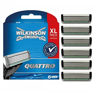 Одноразовая бритва Wilkinson Sword Quattro 7007094P 6 шт - Фото 1