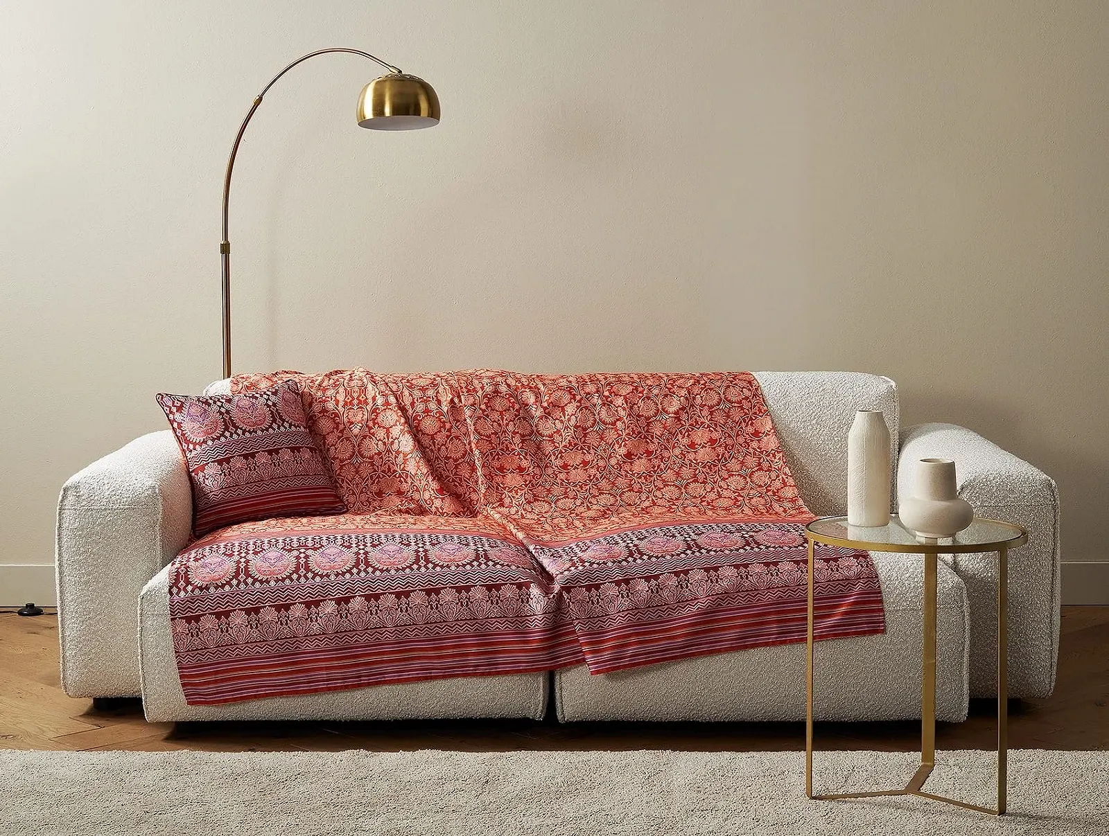 Покрывало Bassetti Mira 9325929 Хлопок 270 x 270 см Красный, фото №2