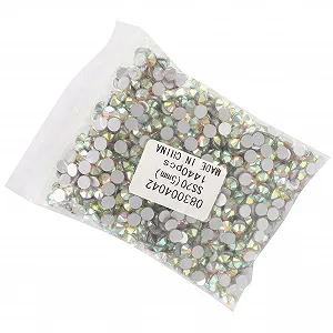 Стрази Hotfix з плоскою задньою стінкою AB-кольору 1440 штук - Фото 1