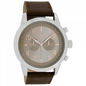 Часы Oozoo Женские Ремешок Кожа Коричневый - Фото 1