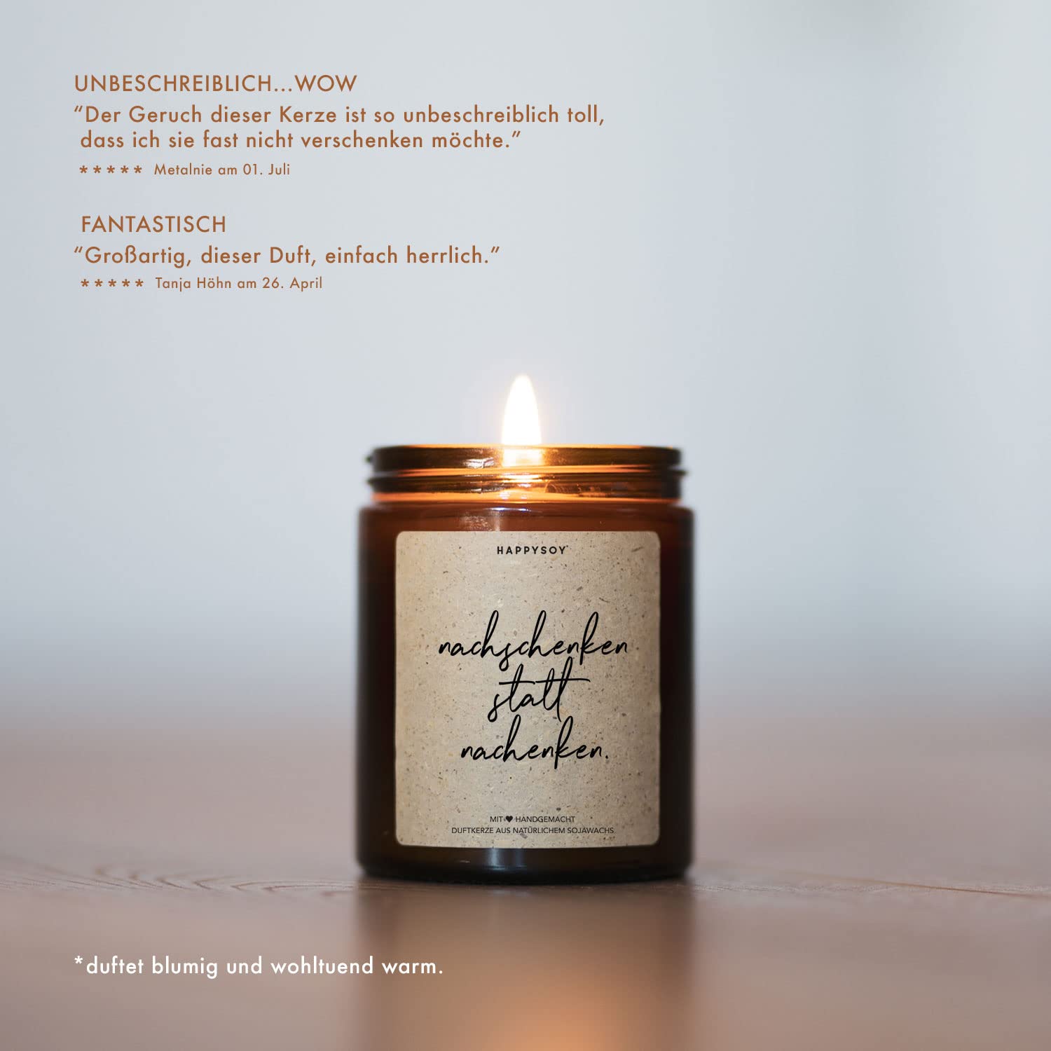 Свеча Scented Candle в стекле из соевого воска Naturally Handmade Wine, фото №5