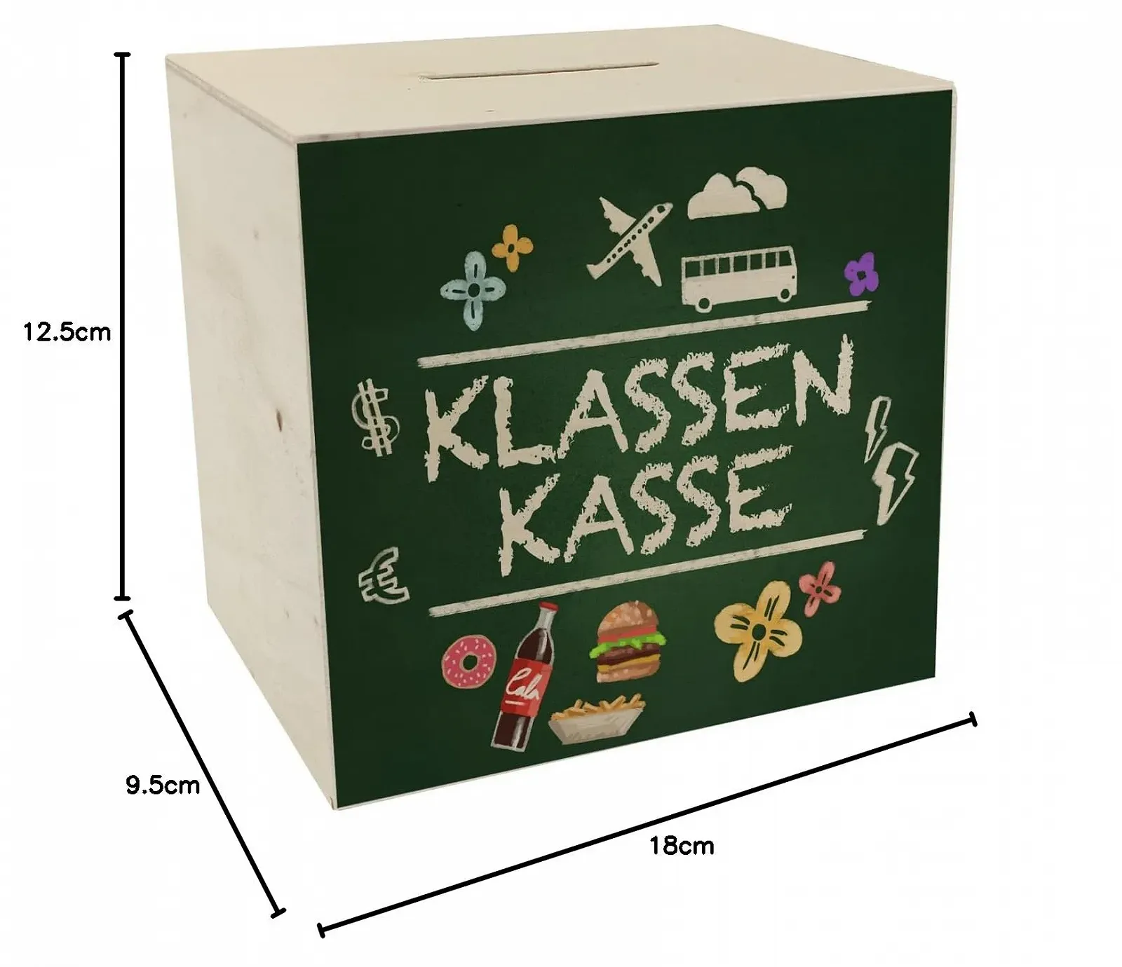 Скарбничка дерев'яна Шкільна каса (Class Fund), фото №9