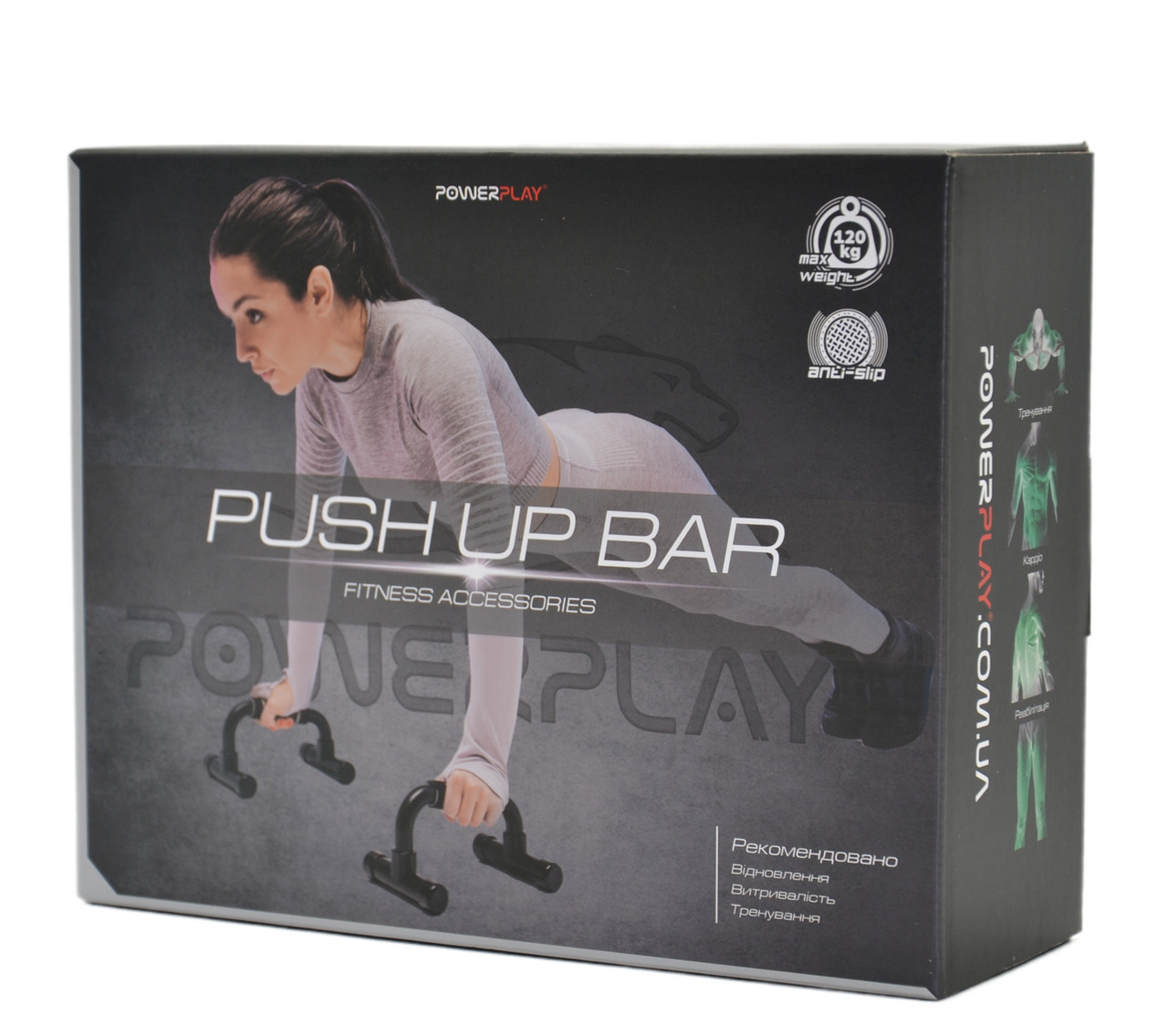 Упори для віджимань PowerPlay 4316 Push Up Bars пластикові Скошені, фото №10