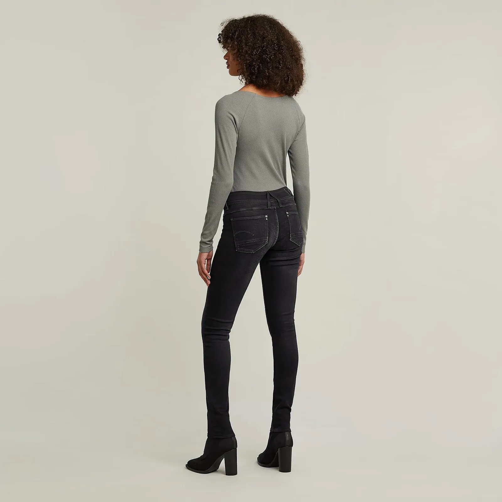 Женские джинсы G‑STAR RAW Lynn Mid Skinny Dusty Grey - 31, фото №6