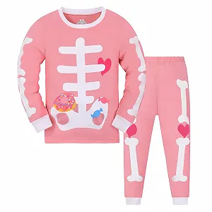 Детский пижамный комплект для малышей, мальчиков и девочек, мультяшный, милый, модный, с принтом, с длинными рукавами, топ и штаны, костюм тыквы, детская одежда - Фото 1