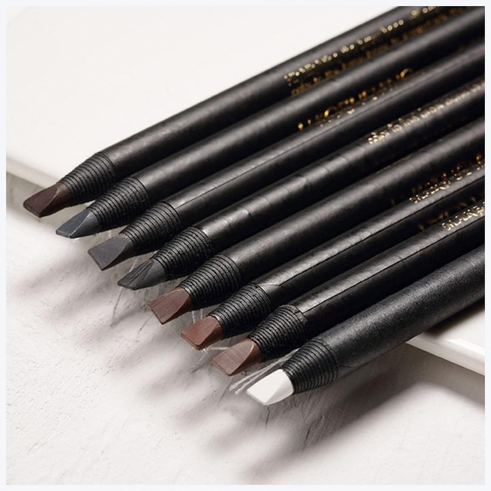 Олівець для брів Набір 8 кольорів Водостійкий, фото №1