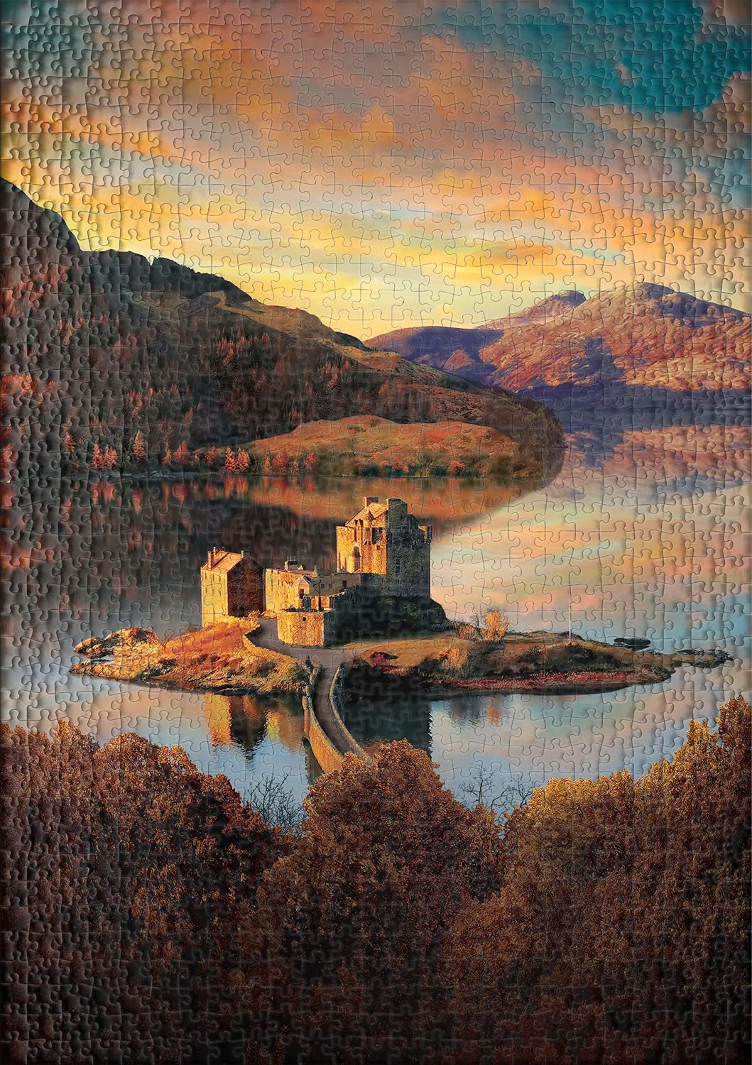 Пазл Ulmer Puzzleschmiede Scotland Eilean Donan Castle 1000 деталей, фото №2 Пазл Ulmer Puzzleschmiede Scotland Eilean Donan Castle 1000 деталей, фото №2