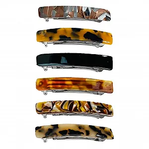 Купить Заколки Barrettes, 6 шт. Заколки для густых волос для женщин, клипсы под черепаху с нескользящим держателем, для ежедневного использования - Фото 1 Заколки Barrettes, 6 шт. Заколки для густых волос для женщин, клипсы под черепаху с нескользящим держателем, для ежедневного использования - Фото 1