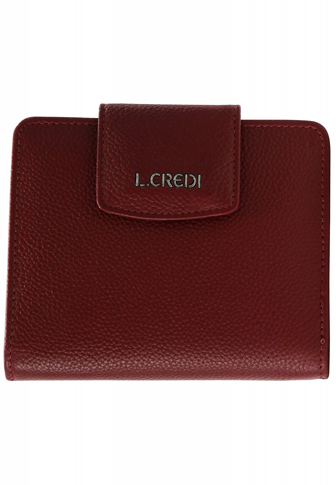 Гаманець Жіночий L.CREDI Maranello Шкіра Червоний, фото №1
