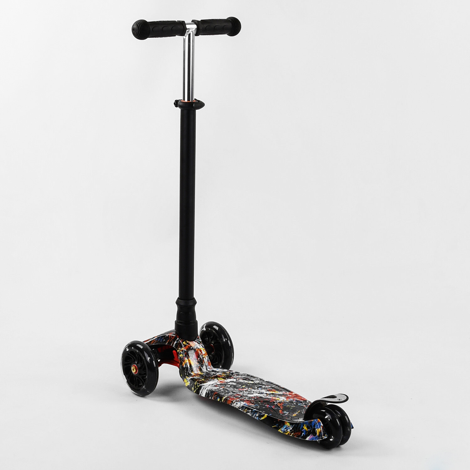 Самокат свет трубка руля алюминиевая Best Scooter MAXI 4 PU колеса 60 кг Multicolor 102020, фото №3