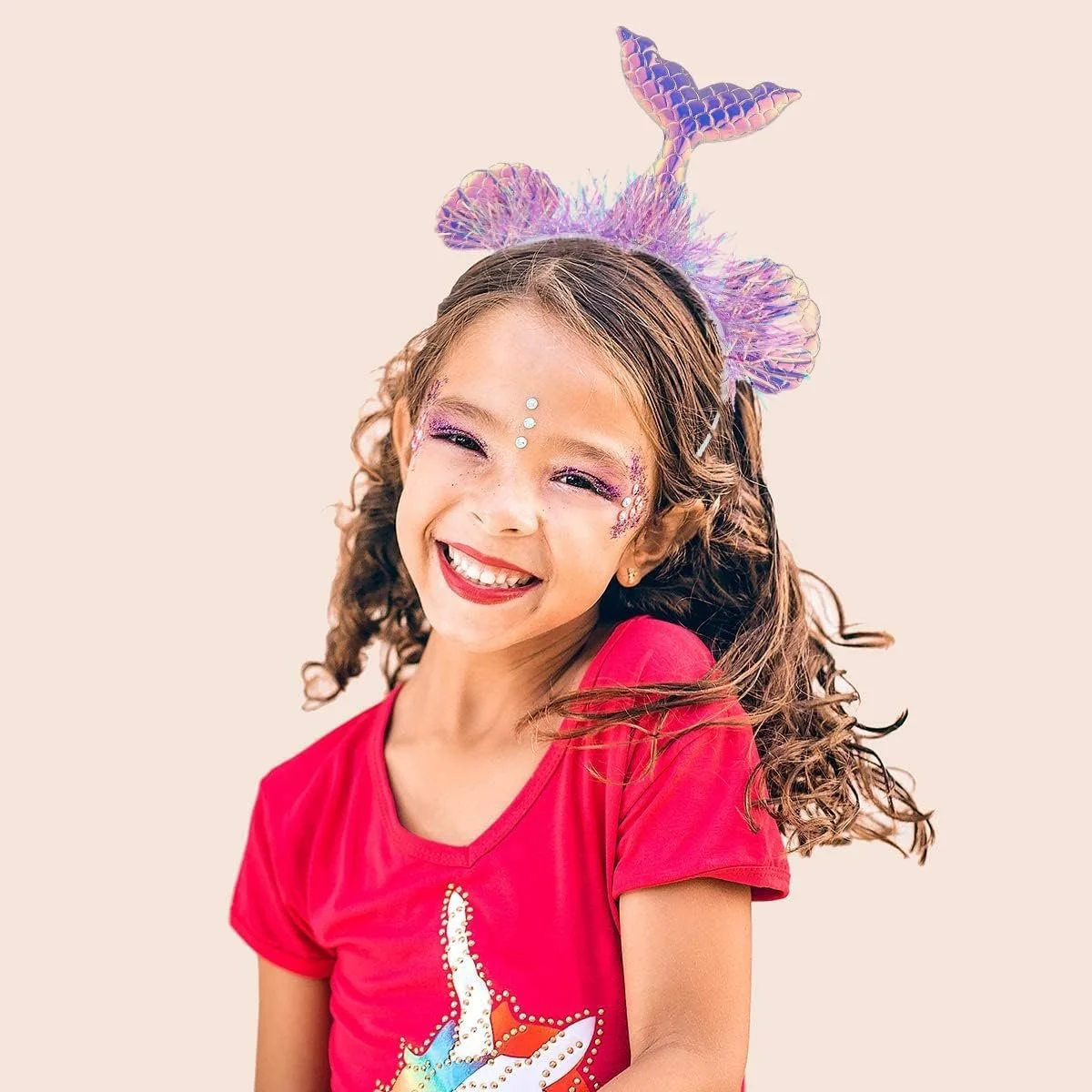 Обруч Русалки (2 шт.) Білий + Фіолетовий, фото №2