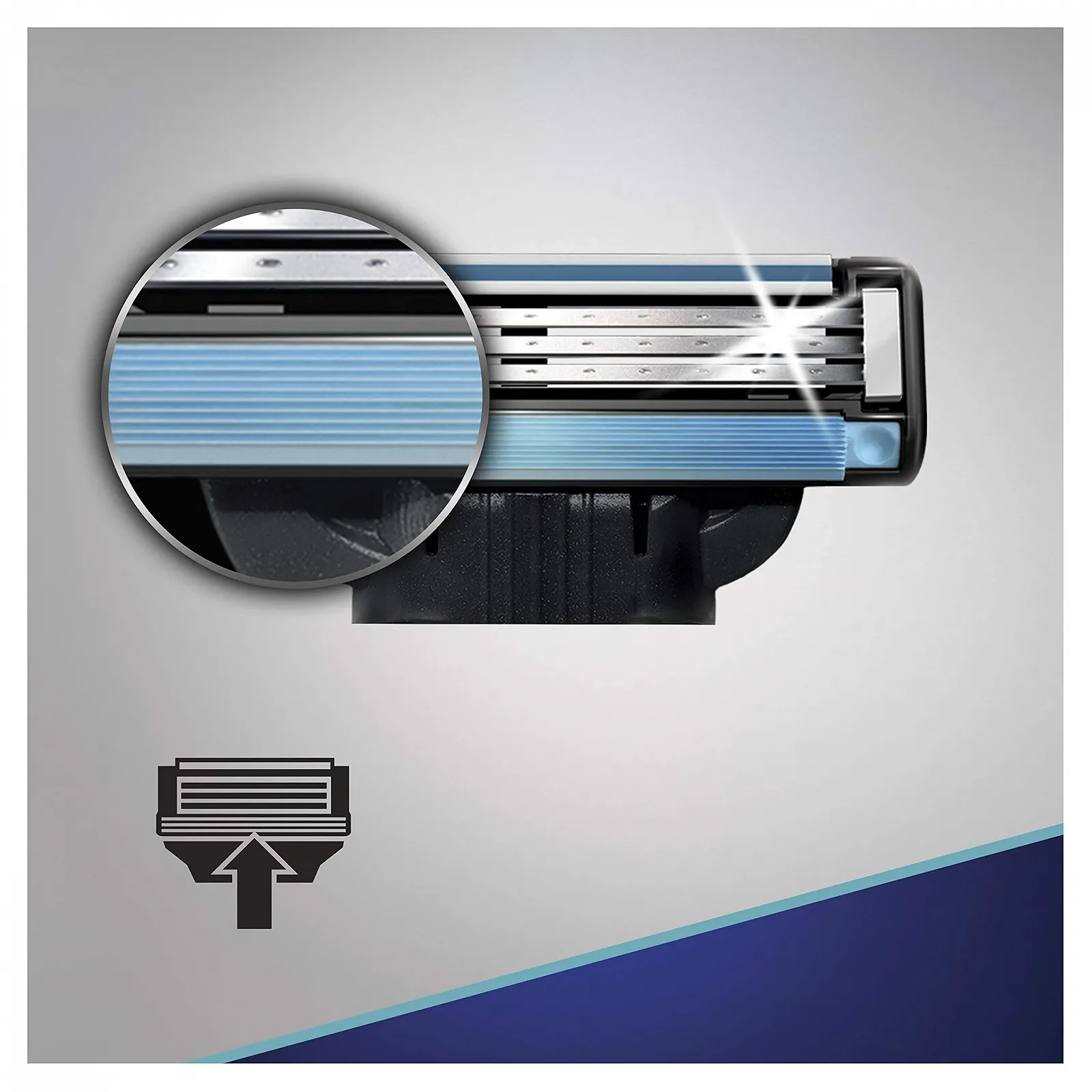 Сменные кассеты Gillette Mach 3 6 шт, фото №4