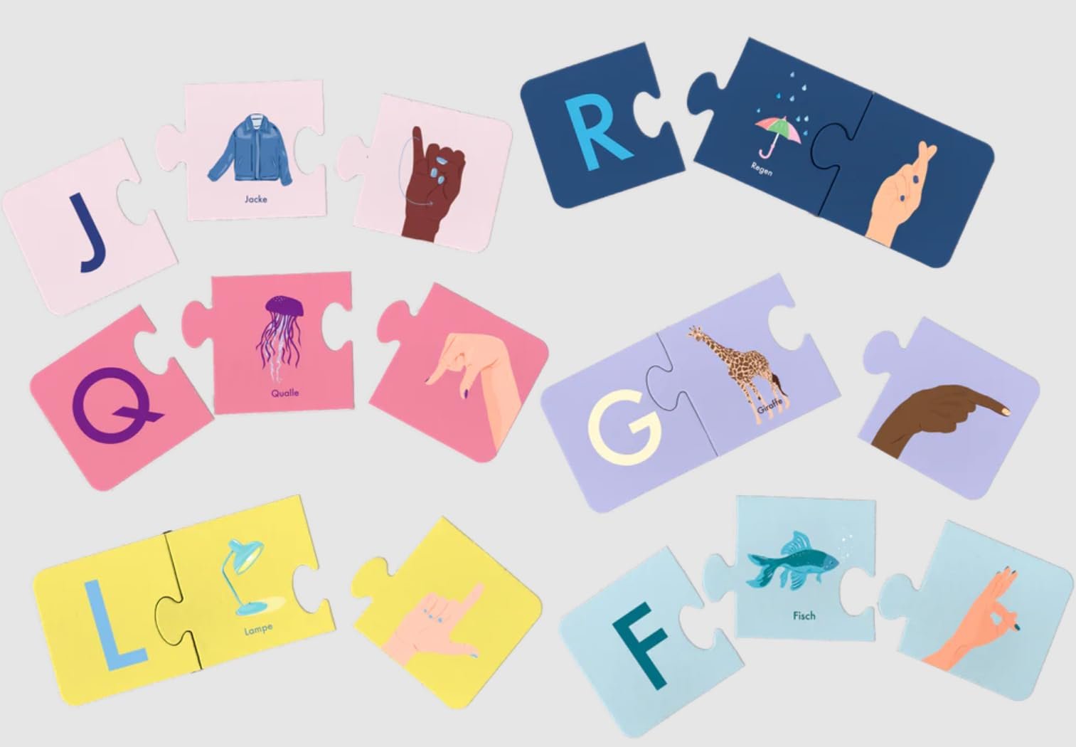 Пазл Talking Hands Finger alphabet Язык жестов для детей, фото №4