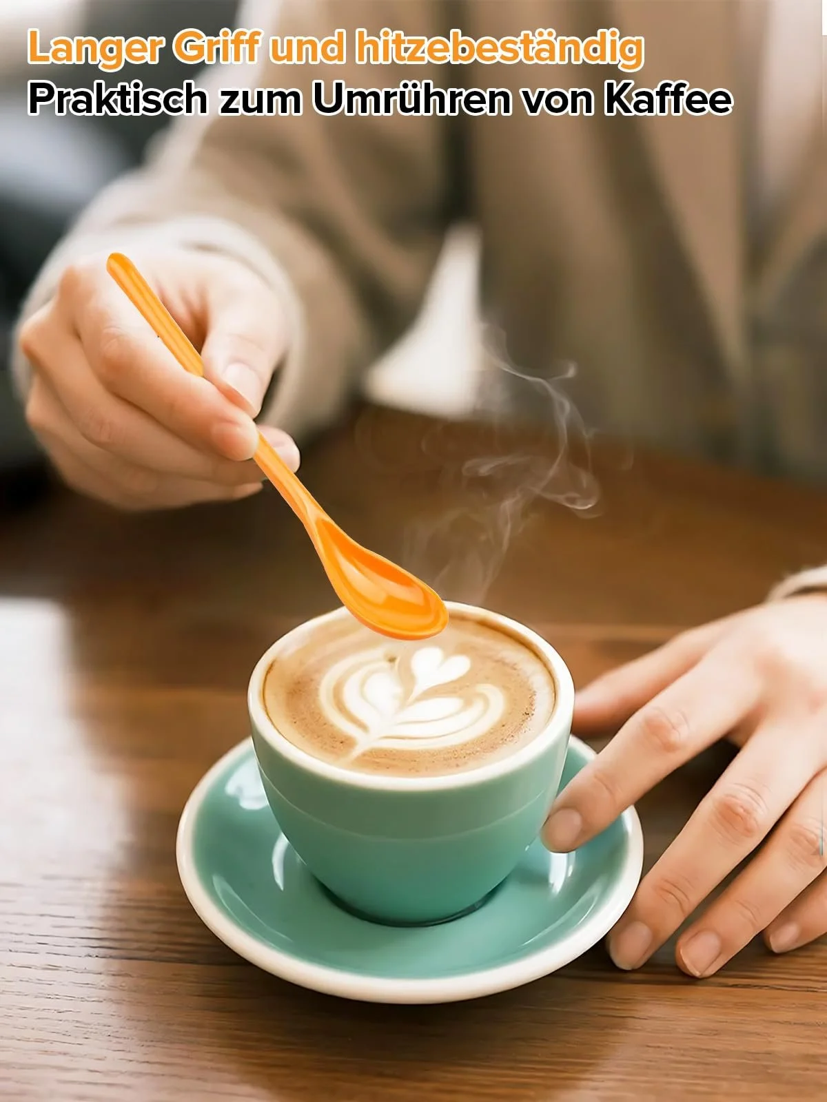 Набор ложек для яиц, пластик, длинные, 19 см, 6 цветов, фото №2