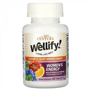 Витаминно-минеральный комплекс для женщин 21st Century Wellify Women's Energy 65 Tablets - Фото 1