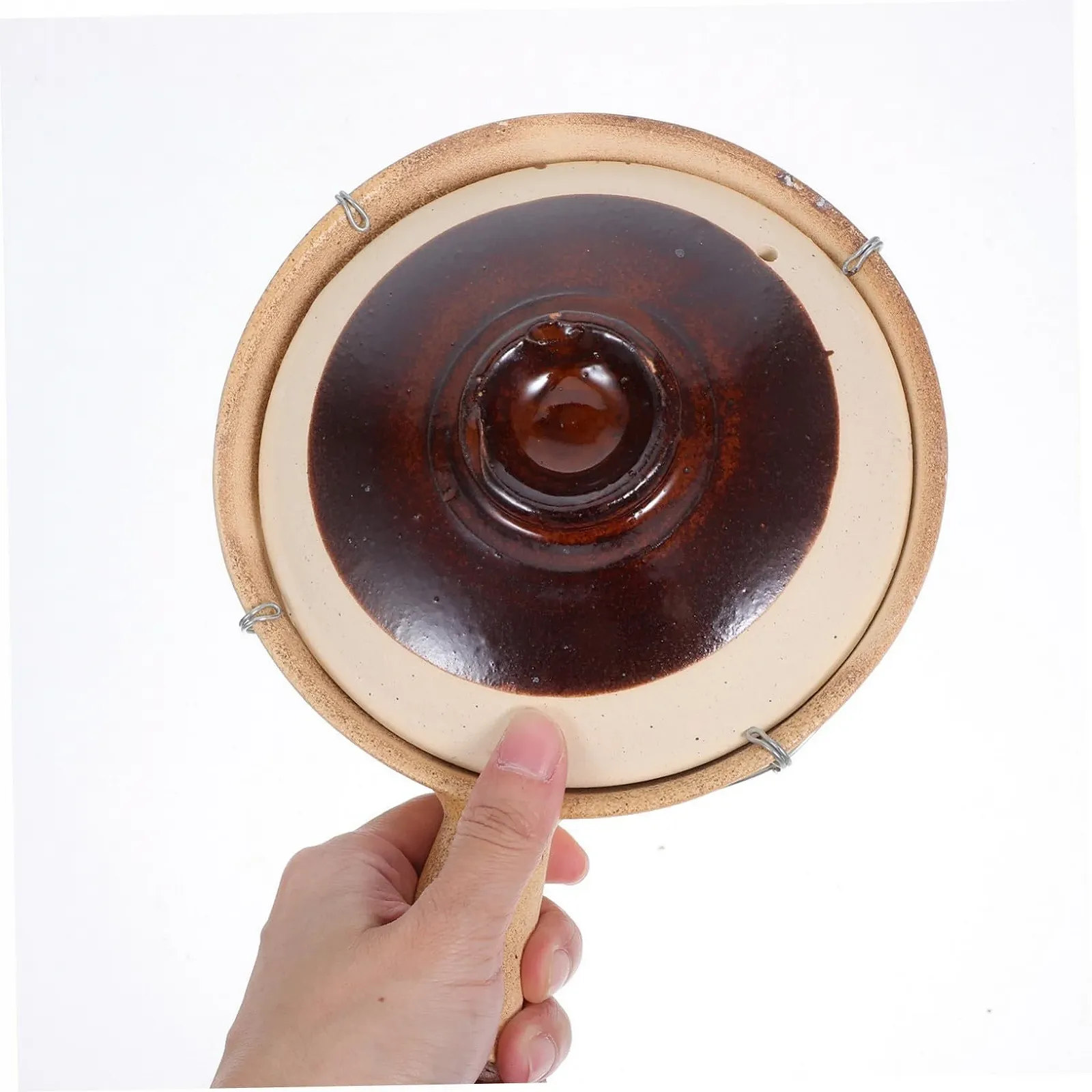 Горшок керамический Garneck традиционный с одной ручкой, фото №8