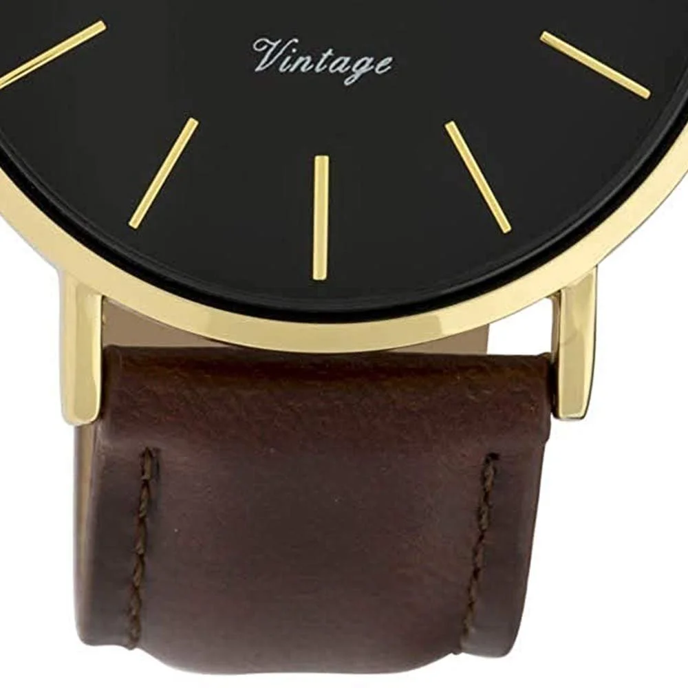 Часы OOZOO Vintage Brown/Black 40 мм, фото №3