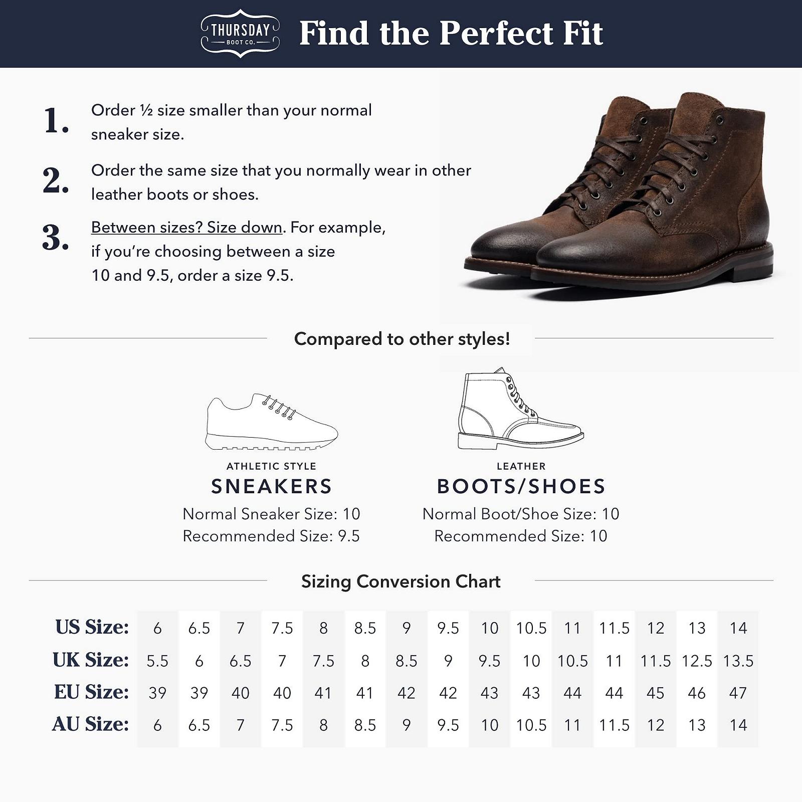 Ботинки со шнуровкой Thursday Boot Company Мужские, фото №7