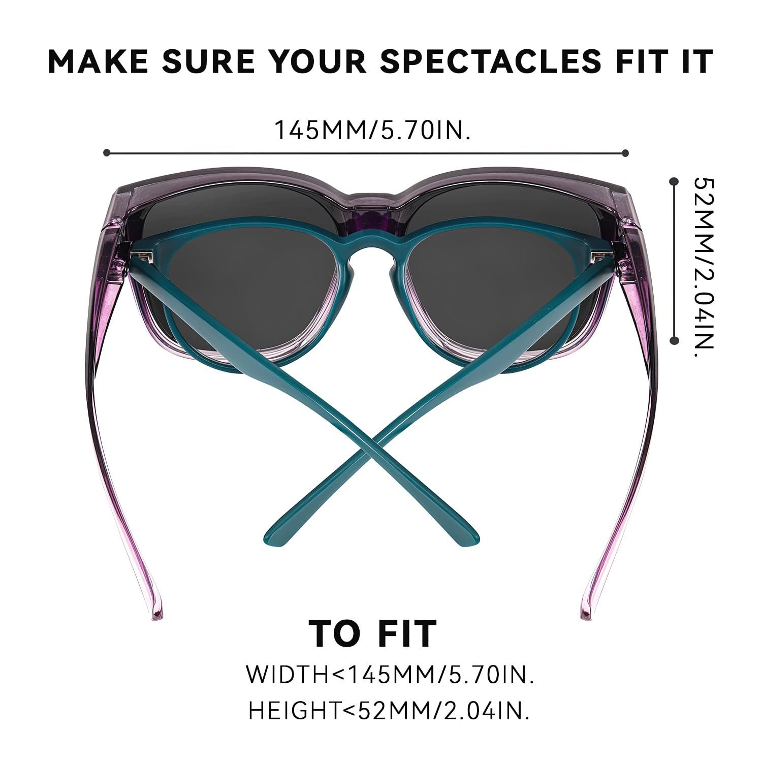 Поляризовані сонцезахисні окуляри Myiaur для жінок, захист від ультрафіолету, фото №5