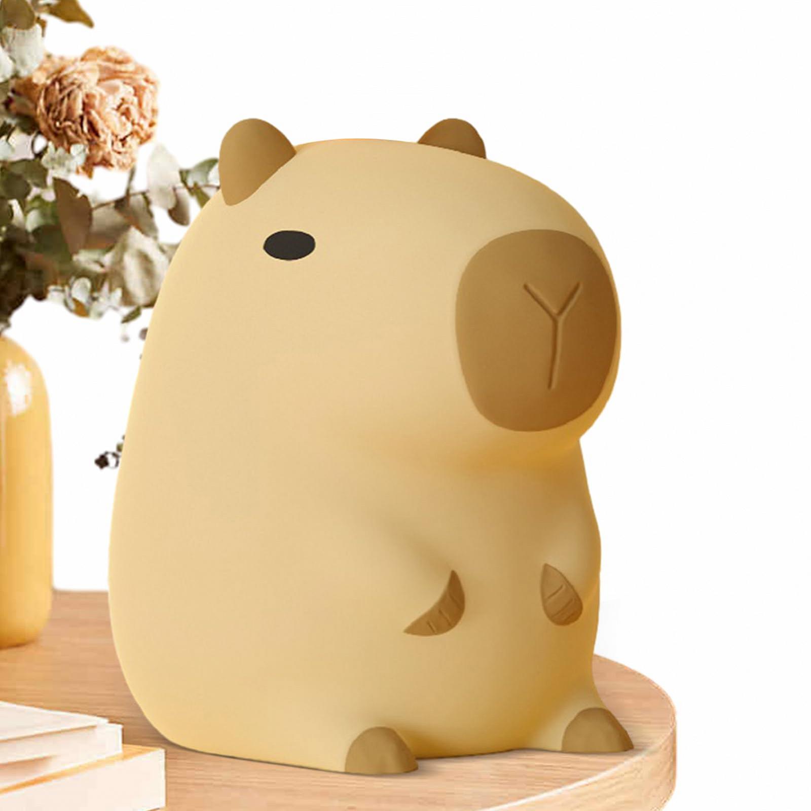 Ночник Capybara Силиконовый Детский USB Зарядка Прикроватная лампа 800 мАч, фото №3