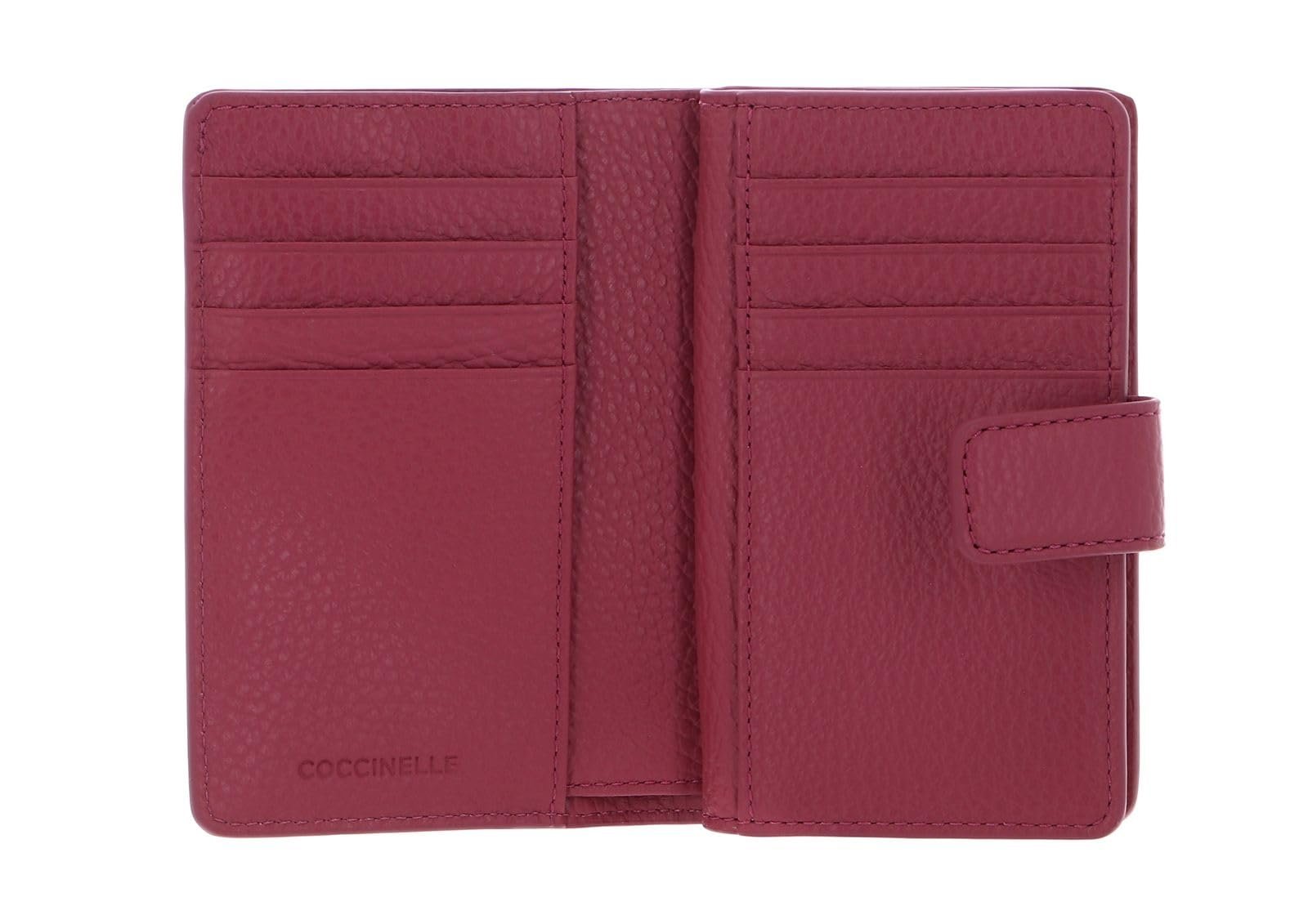 Кошелек Coccinelle Metallic Soft Medium для женщин, Rosewood, стандартный размер, Modern, фото №3
