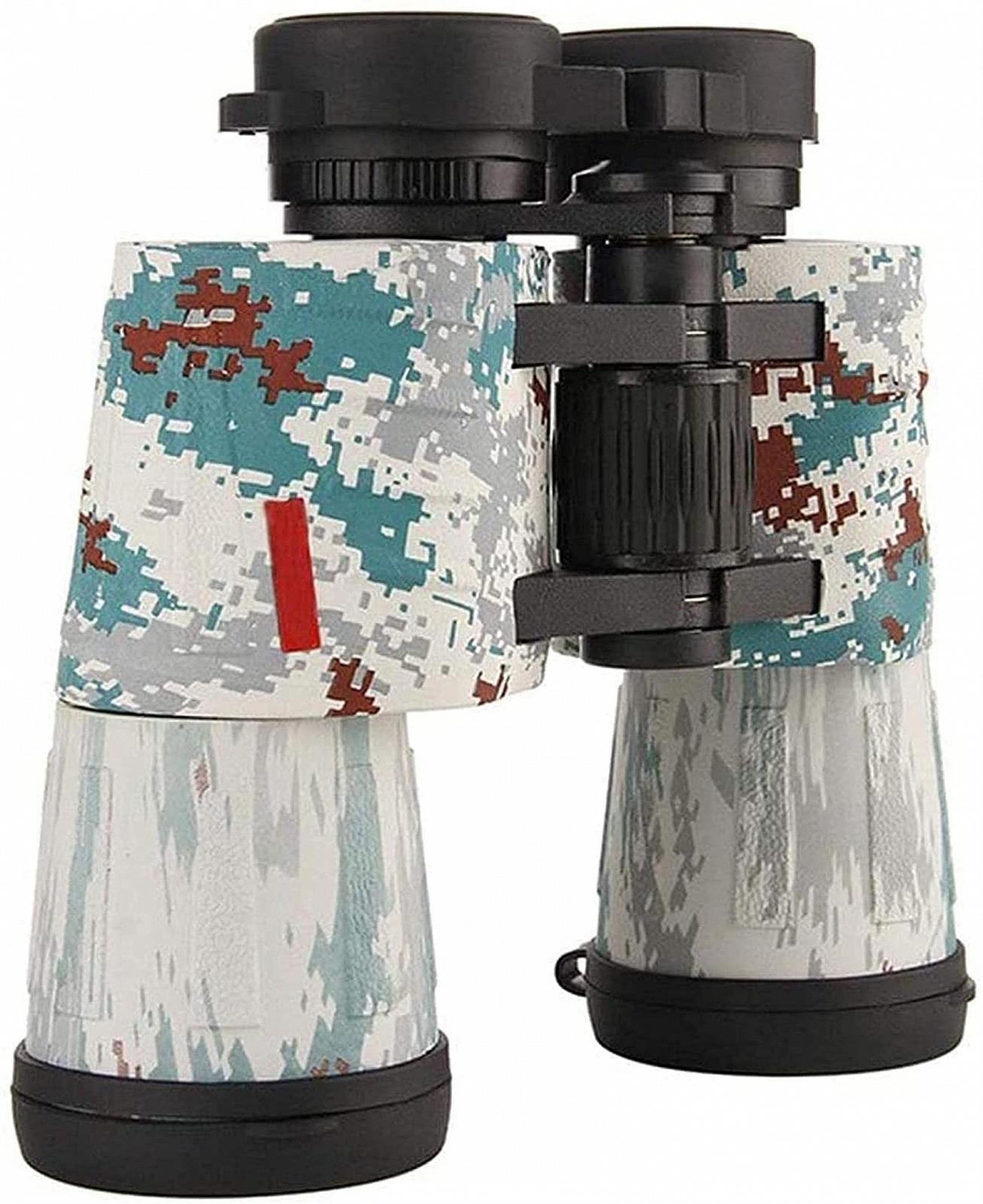 Бинокль Metal Double Tube Camouflage 10x50 водонепроницаемый ударопрочный BAK4 FMC многослойное покрытие камуфляжный, фото №3