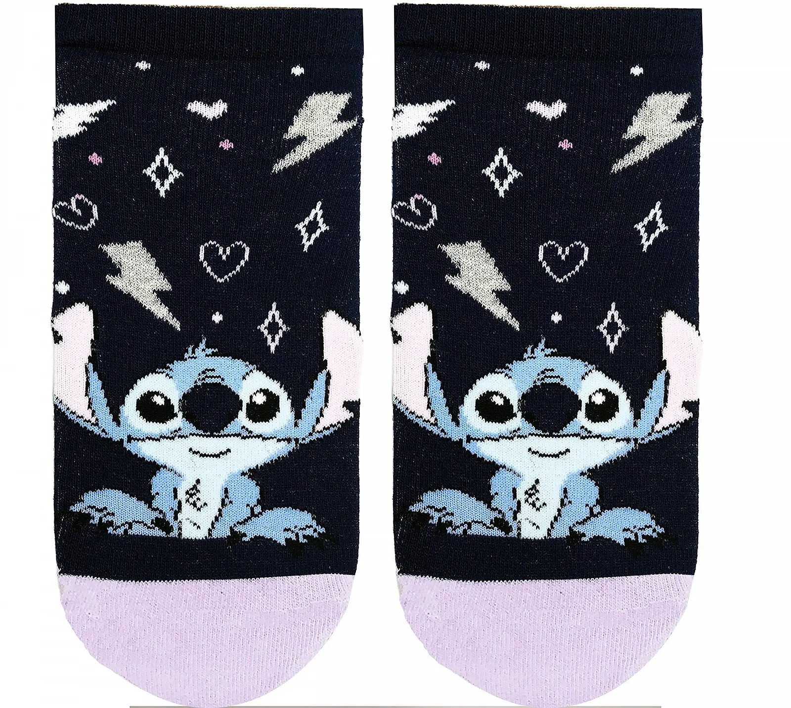 Ліцензовані Disney Lilo & Stitch Жіночі устілки для щиколоток - 3 пари, різнокольорові, фото №2 Ліцензовані Disney Lilo & Stitch Жіночі устілки для щиколоток - 3 пари, різнокольорові, фото №2